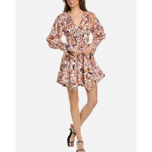 A.L.C linen mini dress - Picture 3 of 8